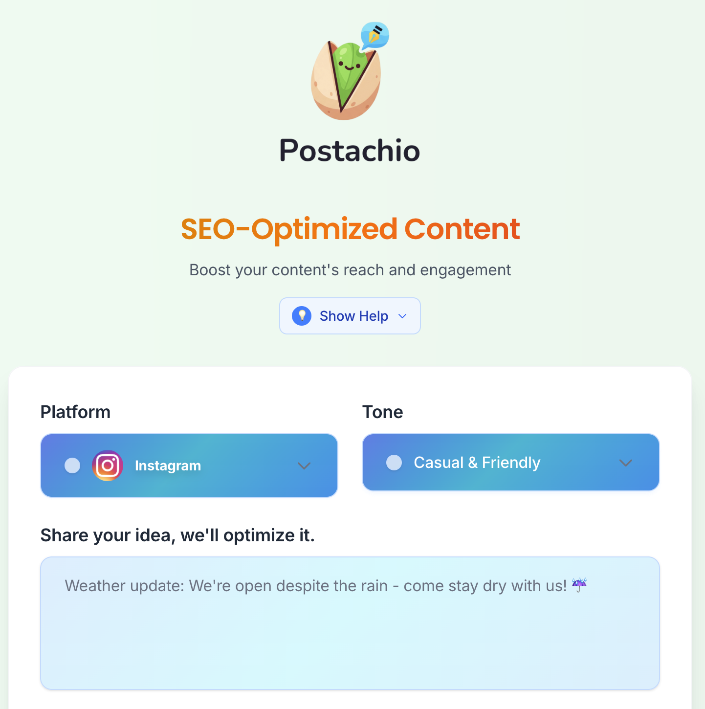Postachio App preview